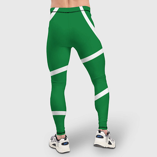 Мужские тайтсы Boston Celtics green / 3D-принт – фото 4