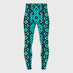 Тайтсы мужские Орнамент Руси, цвет: 3D-принт