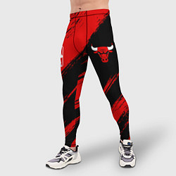 Тайтсы мужские Chicago Bulls team NBA, цвет: 3D-принт — фото 2