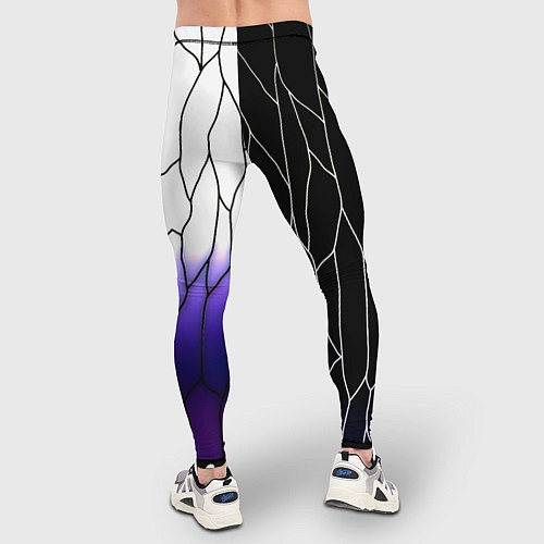 Мужские тайтсы Monster energy steel / 3D-принт – фото 4