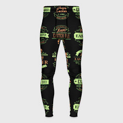 Тайтсы мужские Easter holidays, цвет: 3D-принт