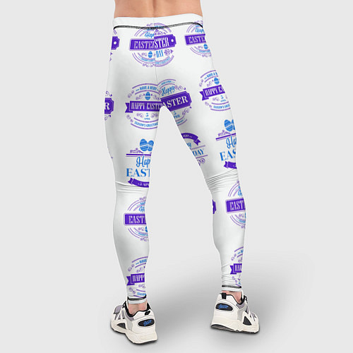 Мужские тайтсы Easter holidays / 3D-принт – фото 4