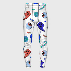 Тайтсы мужские Halloween white, цвет: 3D-принт