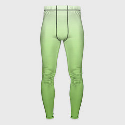 Мужские тайтсы Градиент нежно-зеленый
