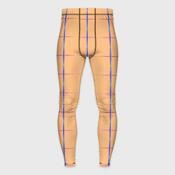 Тайтсы мужские Color beige blue cross, цвет: 3D-принт