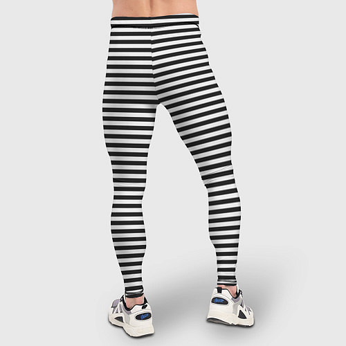 Мужские тайтсы Тельняшка подводника / 3D-принт – фото 4