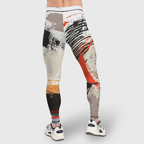 Мужские тайтсы Современное искусство - размалёваная красками стен / 3D-принт – фото 4