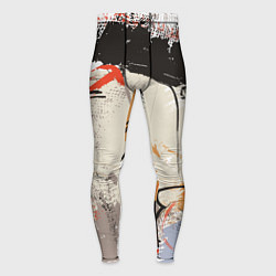 Тайтсы мужские Современное искусство - размалёваная красками стен, цвет: 3D-принт