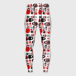 Мужские тайтсы Много матрешек