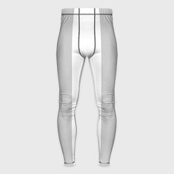 Тайтсы мужские Color white grey, цвет: 3D-принт