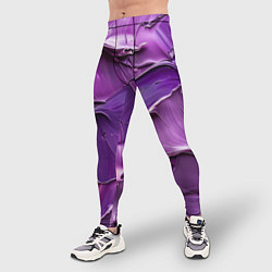 Тайтсы мужские Краска импасто, цвет: 3D-принт — фото 2