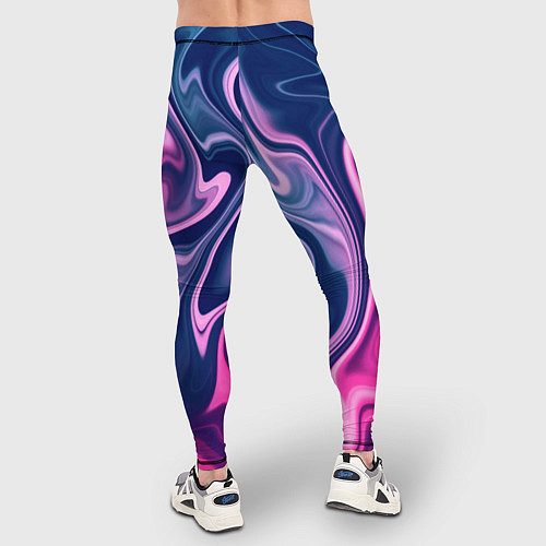 Мужские тайтсы Абстракция / 3D-принт – фото 4