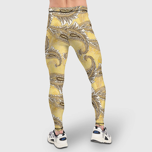 Мужские тайтсы Царская парча / 3D-принт – фото 4
