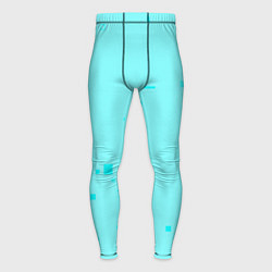 Мужские тайтсы Color light blue shapes