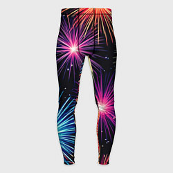 Мужские тайтсы Стилизованный праздничный салют