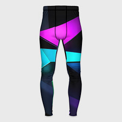 Мужские тайтсы Neon colored geometric