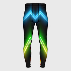 Мужские тайтсы Neon multicolored lines