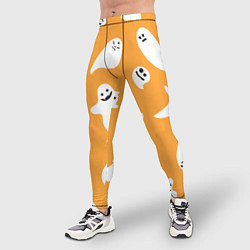 Тайтсы мужские Smiling ghosts, цвет: 3D-принт — фото 2