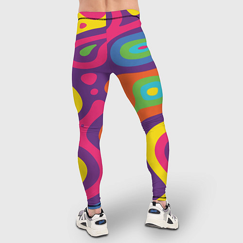 Мужские тайтсы Abstract tac / 3D-принт – фото 4