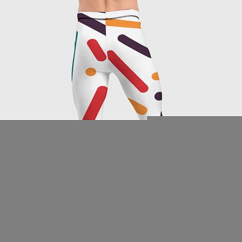 Мужские тайтсы Oval oil / 3D-принт – фото 4