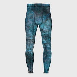 Тайтсы мужские Абстракция - dark blue, цвет: 3D-принт