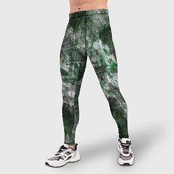 Тайтсы мужские Абстракция - acid boom, цвет: 3D-принт — фото 2