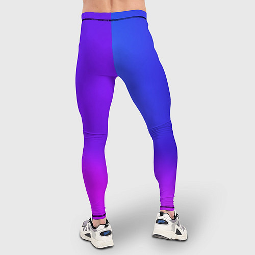 Мужские тайтсы Color multicolored gradient / 3D-принт – фото 4