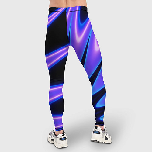 Мужские тайтсы Color multi-colored neon / 3D-принт – фото 4