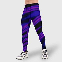 Тайтсы мужские Color multi-colored neon, цвет: 3D-принт — фото 2