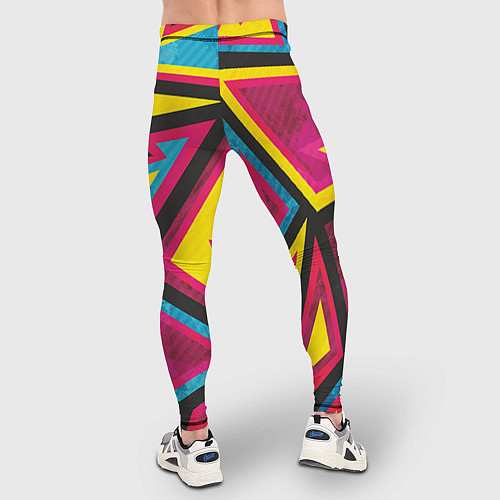 Мужские тайтсы Геометрия / 3D-принт – фото 4