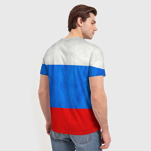 Мужская футболка Russia: from 161 / 3D-принт – фото 4
