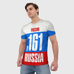 Футболка мужская Russia: from 161, цвет: 3D-принт — фото 2