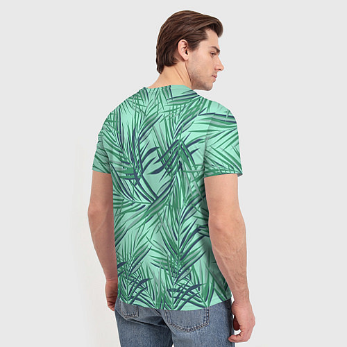 Мужская футболка Тропический друг / 3D-принт – фото 4