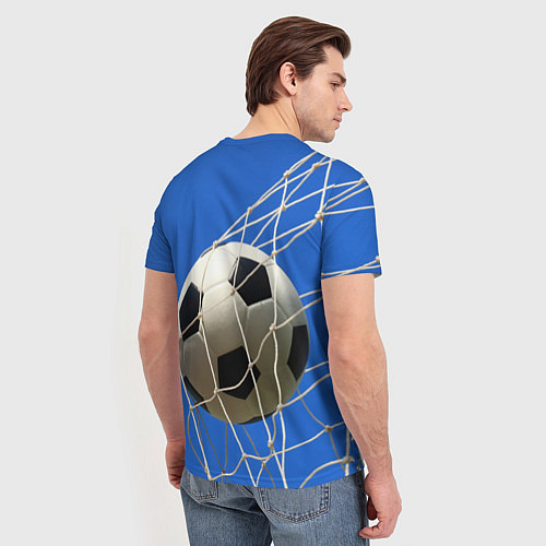 Мужская футболка Футбол - гол / 3D-принт – фото 4