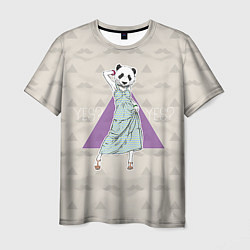 Мужская футболка Panda Girl: yes yes?