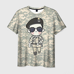 Мужская футболка Song Joong Ki: Camo