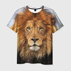 Мужская футболка Красавец лев
