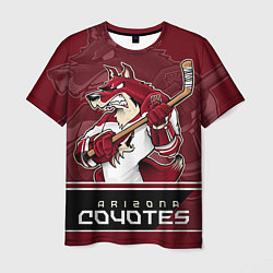 Футболка мужская Arizona Coyotes, цвет: 3D-принт