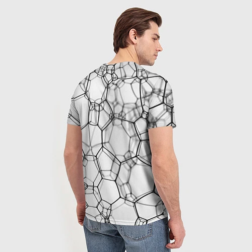 Мужская футболка Пузыри / 3D-принт – фото 4