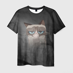 Футболка мужская Grumpy Cat, цвет: 3D-принт