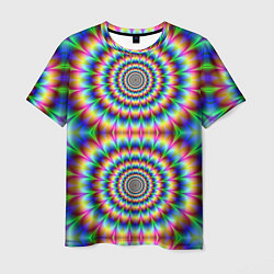 Мужская футболка Grazy fractal