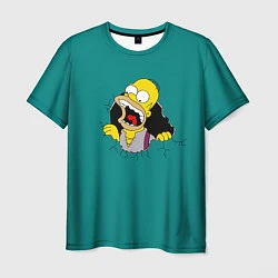 Мужская футболка Alien-Homer