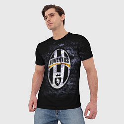 Футболка мужская Juventus: shadows, цвет: 3D-принт — фото 2