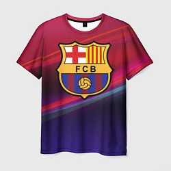 Футболка мужская ФК Барселона, цвет: 3D-принт