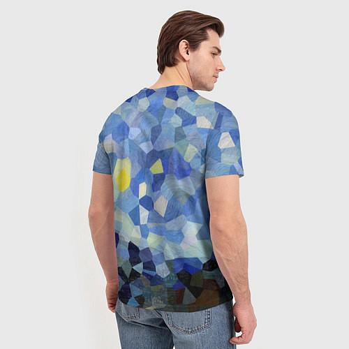 Мужская футболка Звездная ночь / 3D-принт – фото 4