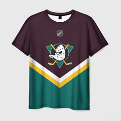 Футболка мужская NHL: Anaheim Ducks, цвет: 3D-принт