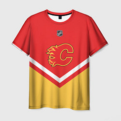 Футболка мужская NHL: Calgary Flames, цвет: 3D-принт