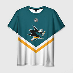 Футболка мужская NHL: San Jose Sharks, цвет: 3D-принт
