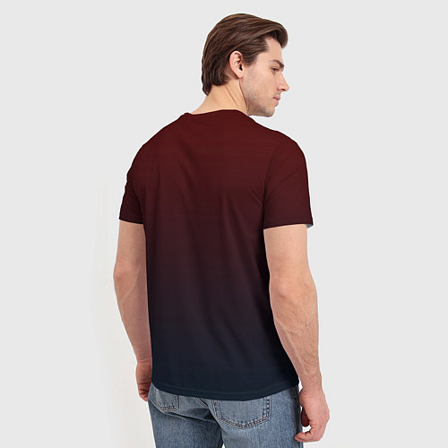 Мужская футболка Огонь против воды / 3D-принт – фото 4