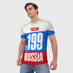 Футболка мужская Russia: from 199, цвет: 3D-принт — фото 2